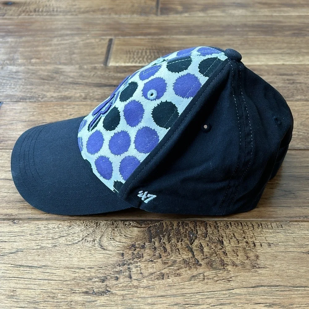 47 Brand Colorado Rockies Baseball Hat Cap Kids Adjustable Back Black Purple